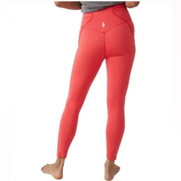 NWT Free People FP Movement Set The Pace Leggings Size S in Cayenne High Rise - Picture 1 of 12